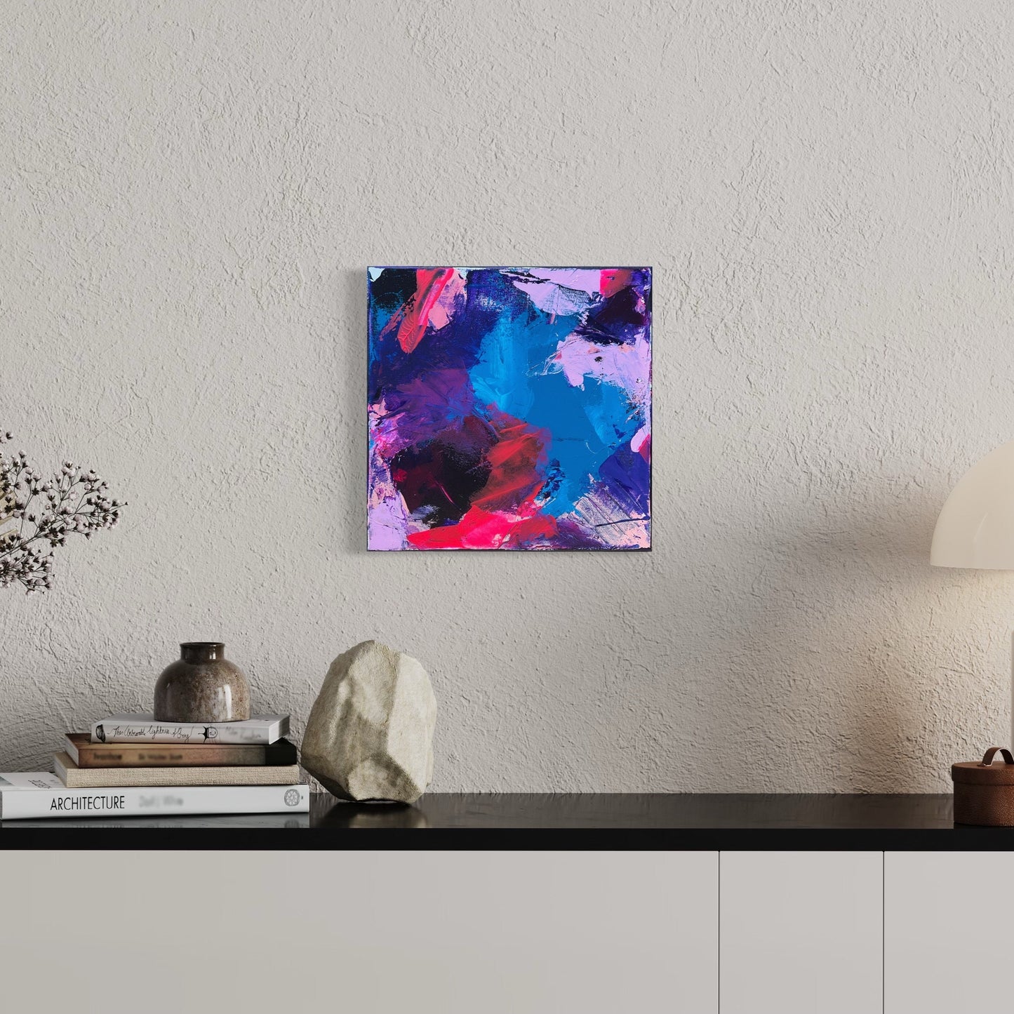 12" x 12" Cosmic Abstract Painting