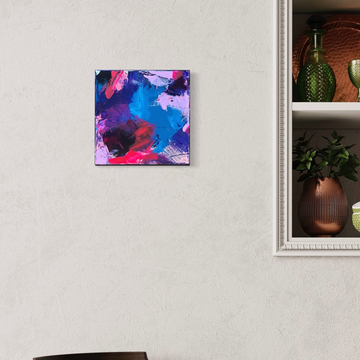12" x 12" Cosmic Abstract Painting