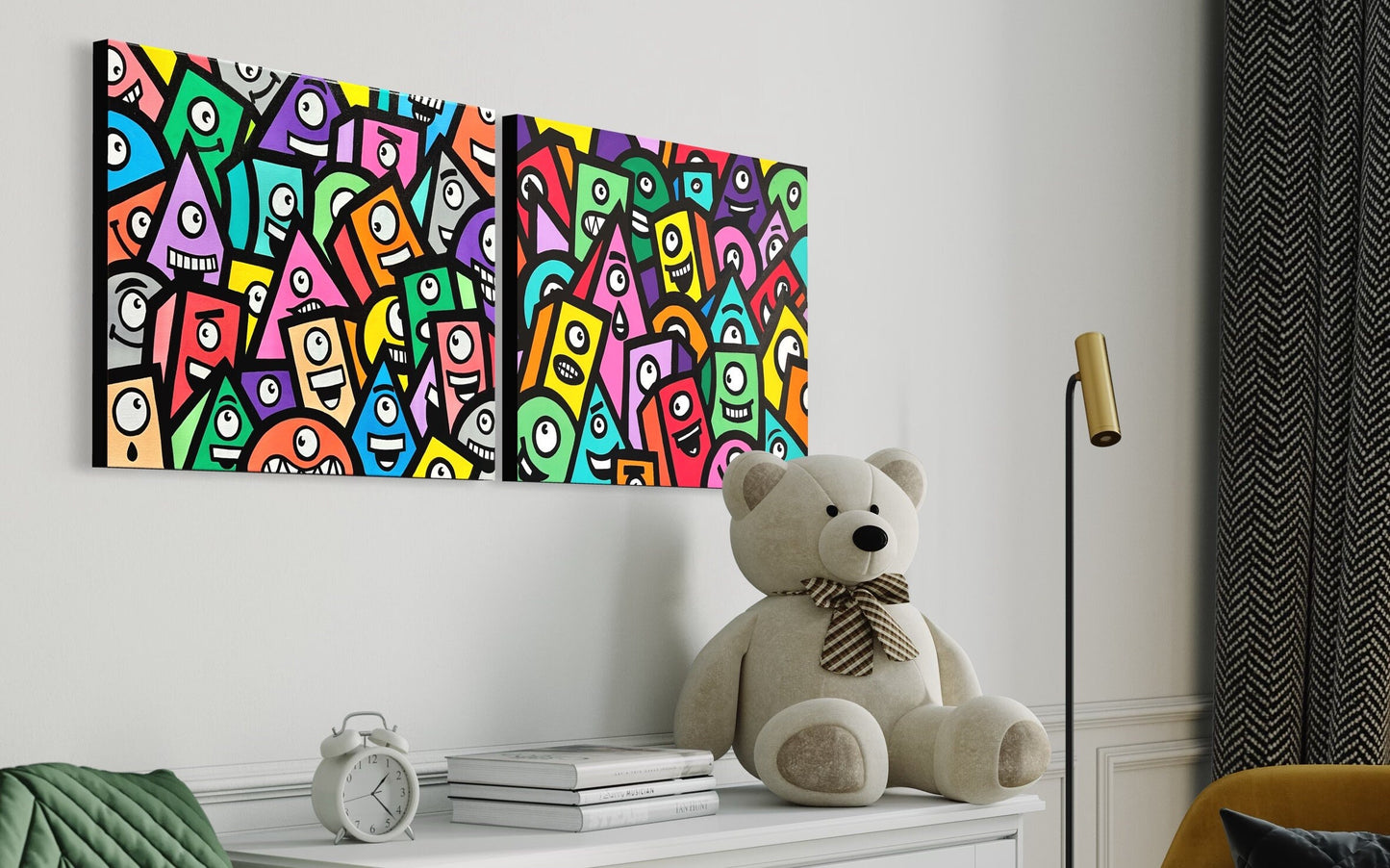 24" x 18" Whimsical Shapes Set
