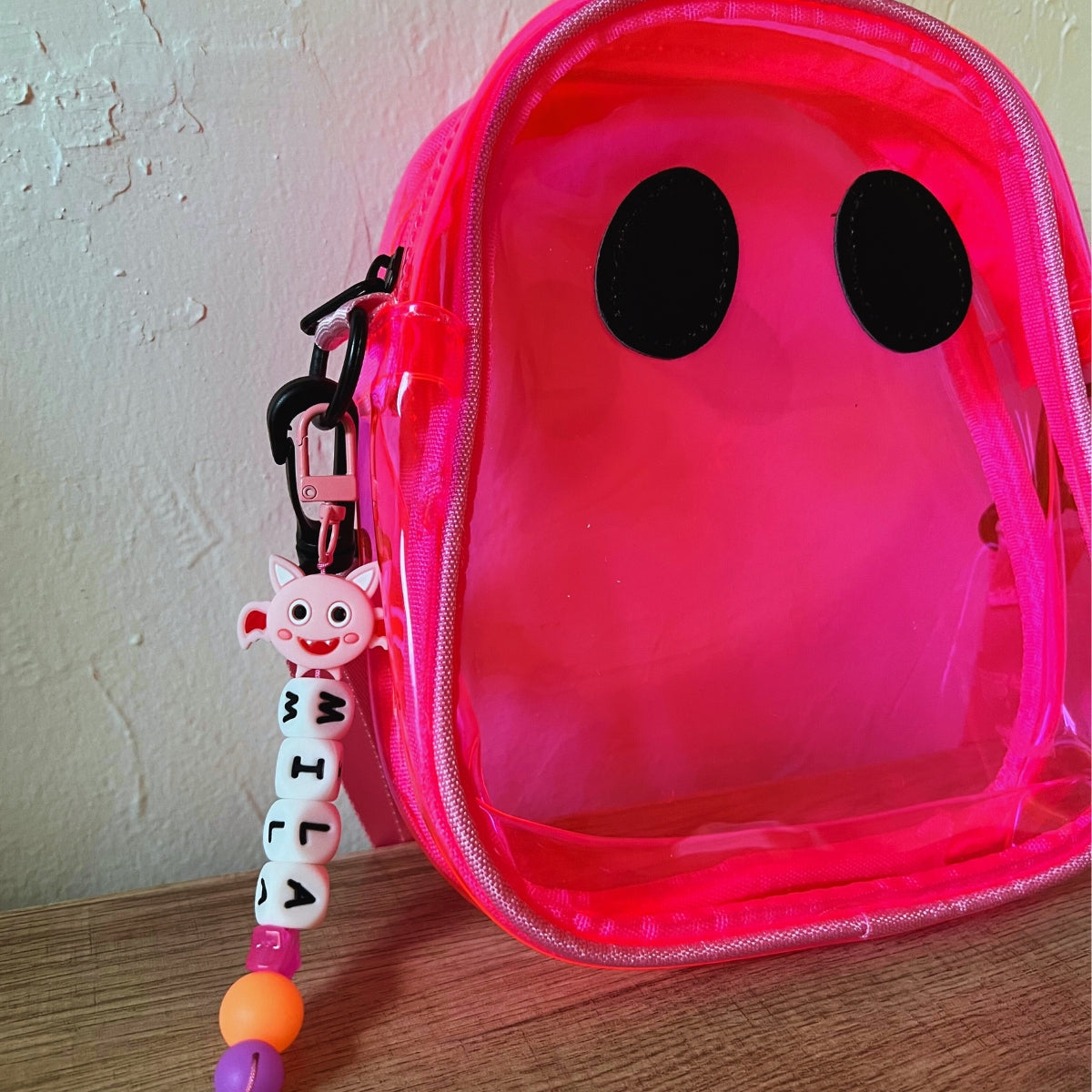Personalized Halloween Silicone Name Tag / Bag Tag / Keychain