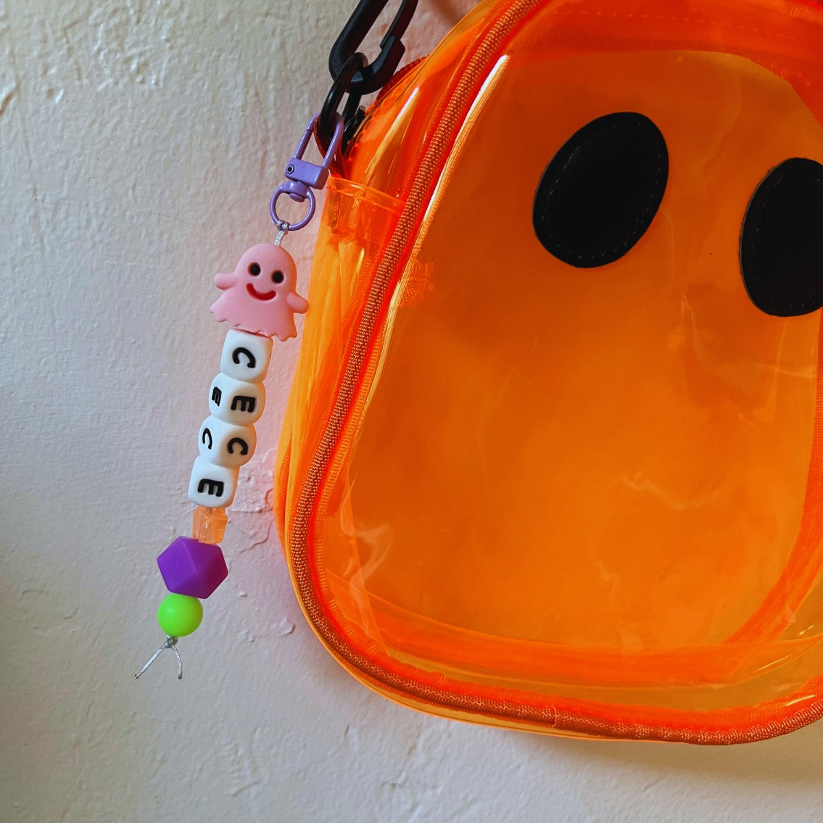 Personalized Halloween Silicone Name Tag / Bag Tag / Keychain