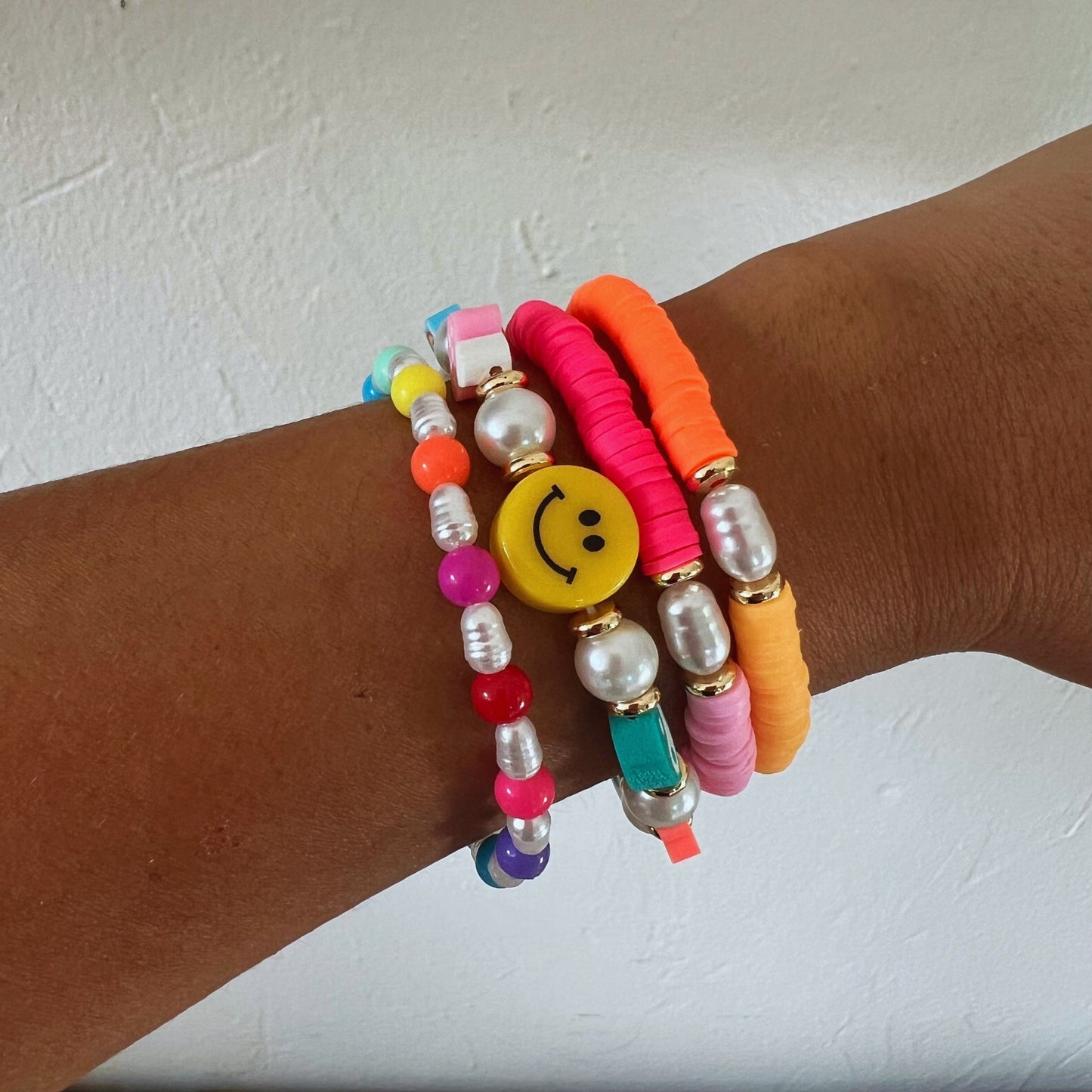 Bright Beaded Bracelet Set