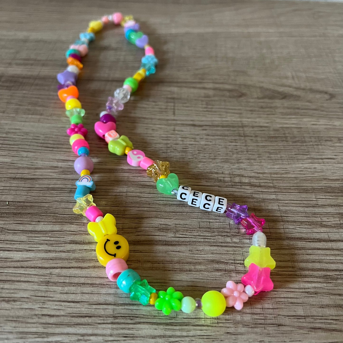 Personalized Playful Beaded Necklace