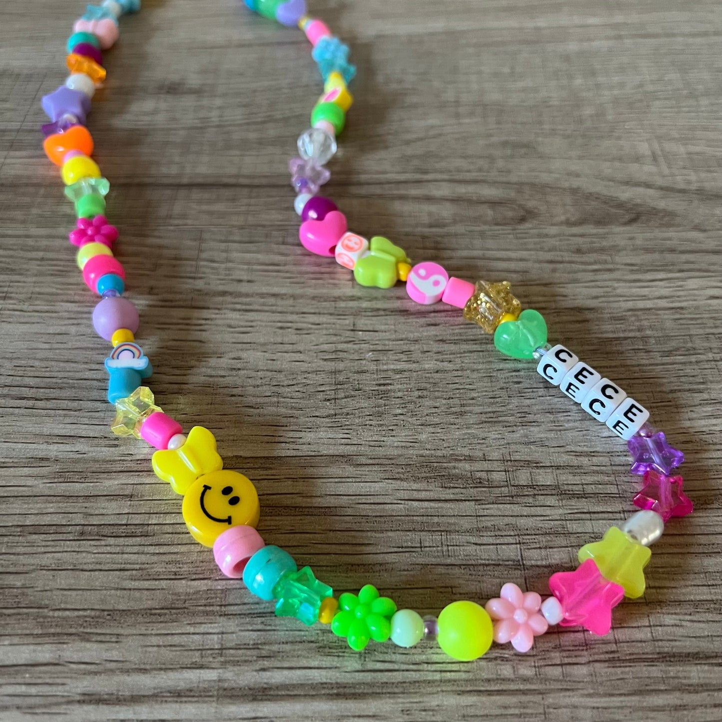 Personalized Playful Beaded Necklace