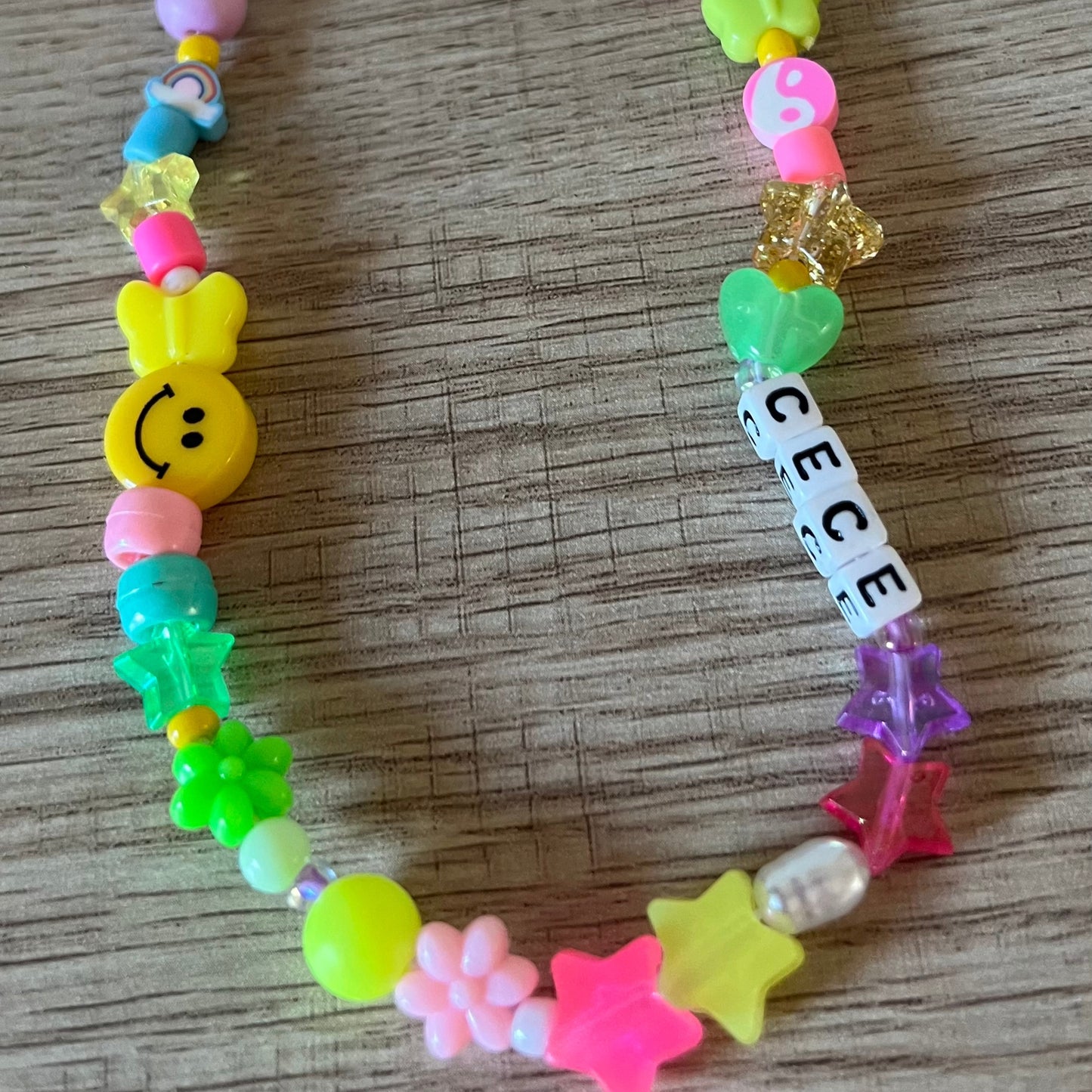 Personalized Playful Beaded Necklace