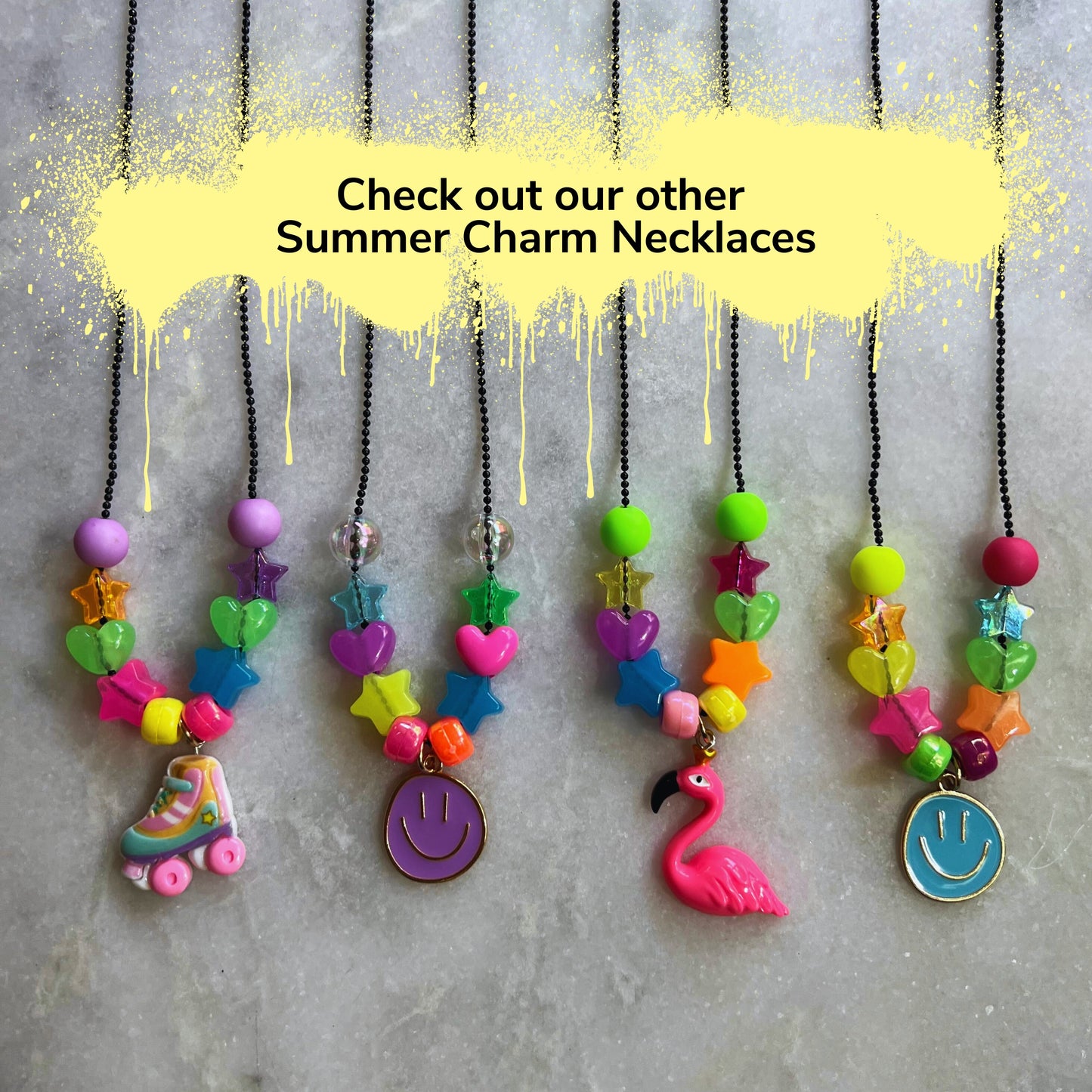 Personalized Summer Charm Necklace