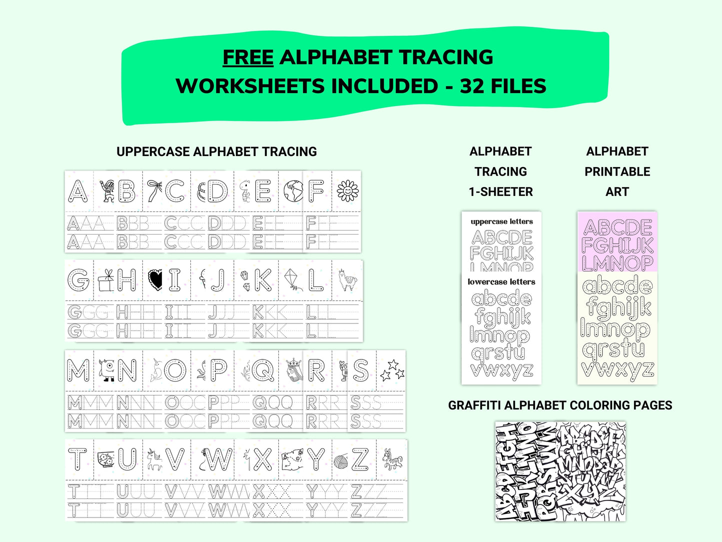Paddy's Lucky Charms Toddler Worksheets / Downloadable File / Digital Worksheets