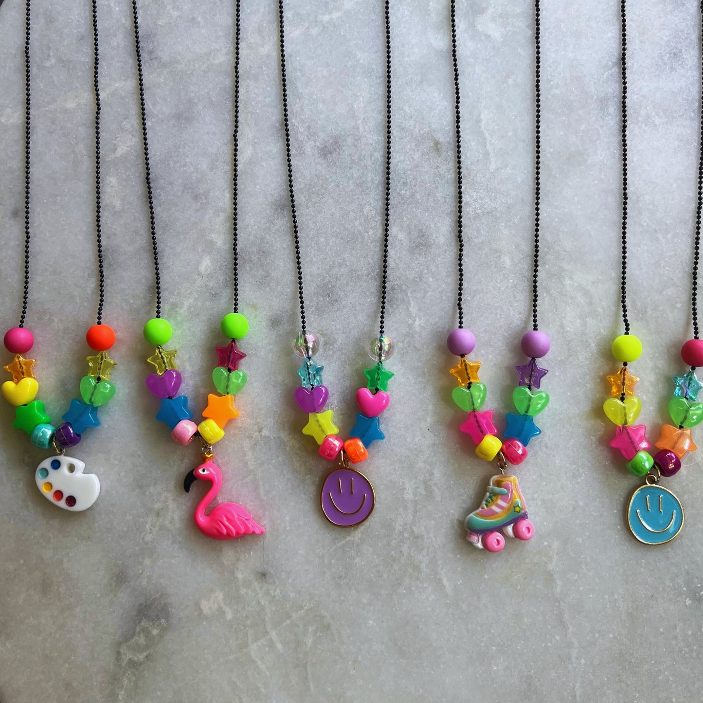 Personalized Summer Charm Necklace