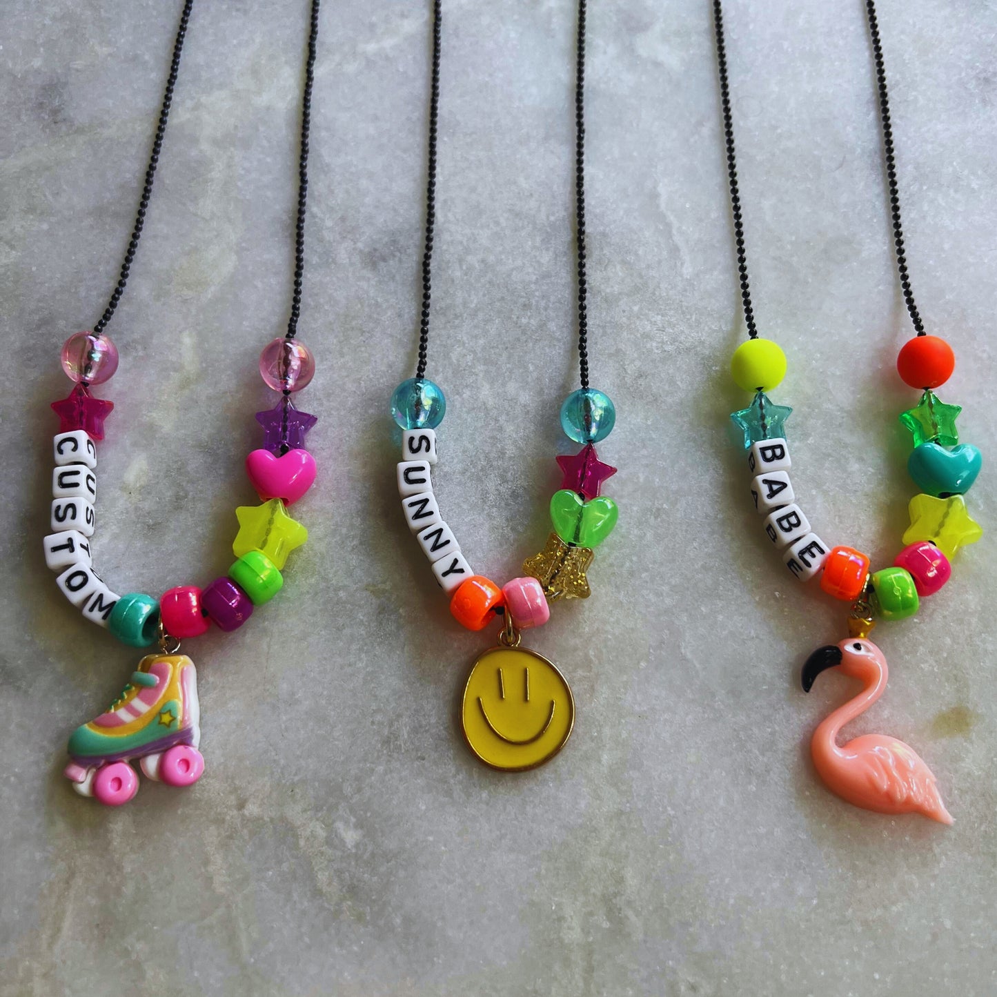 Personalized Summer Charm Necklace