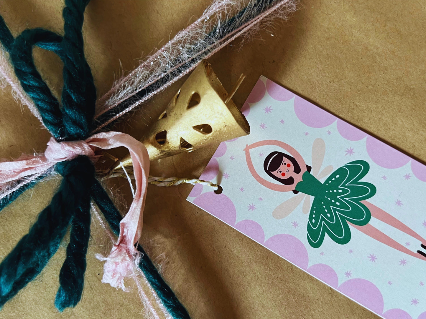Graffiti-meets-Whimsy Holiday Gift Tags — Designed by us!
