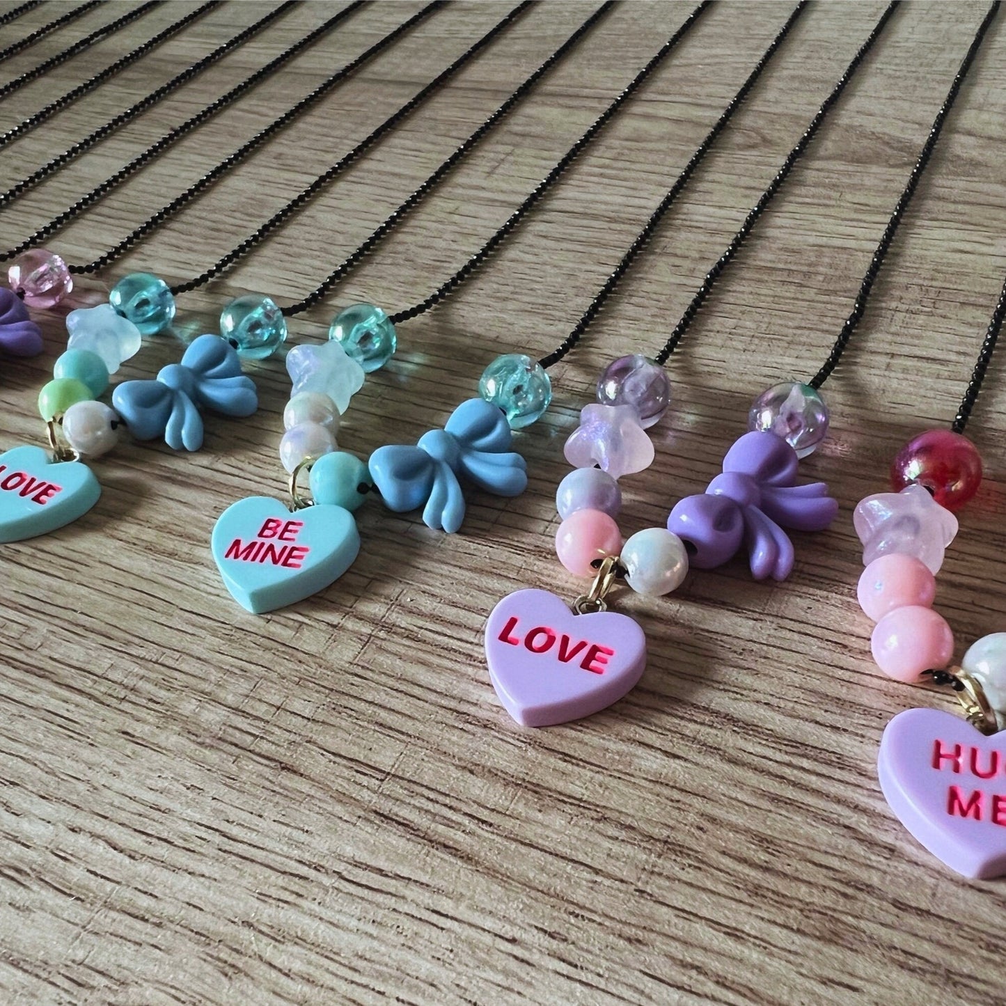 Candy Heart Charm Necklace
