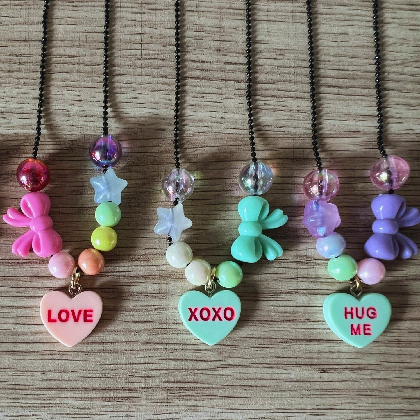 Candy Heart Charm Necklace