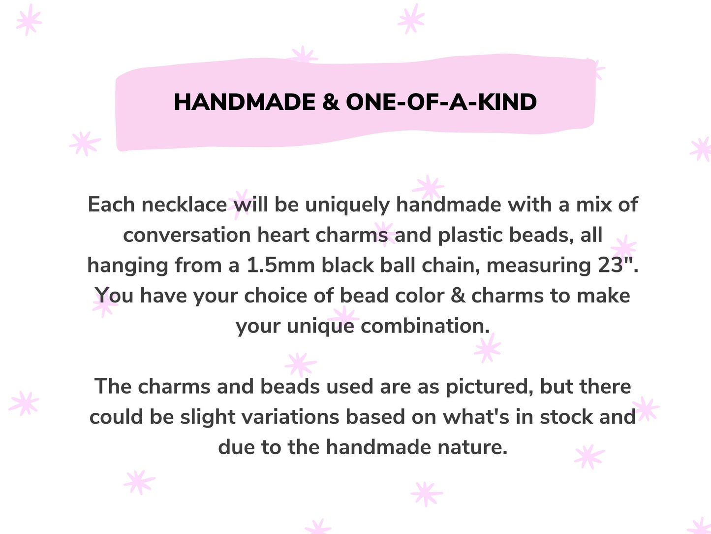 Candy Heart Charm Necklace