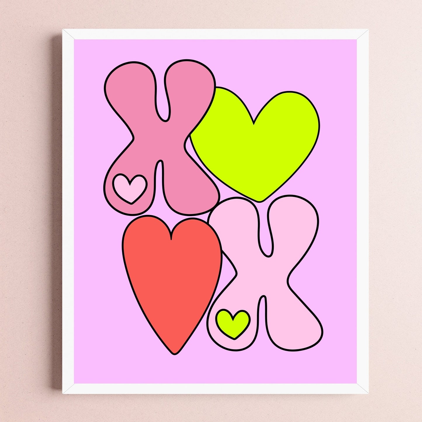 Valentines Day Printable Art - XOXO