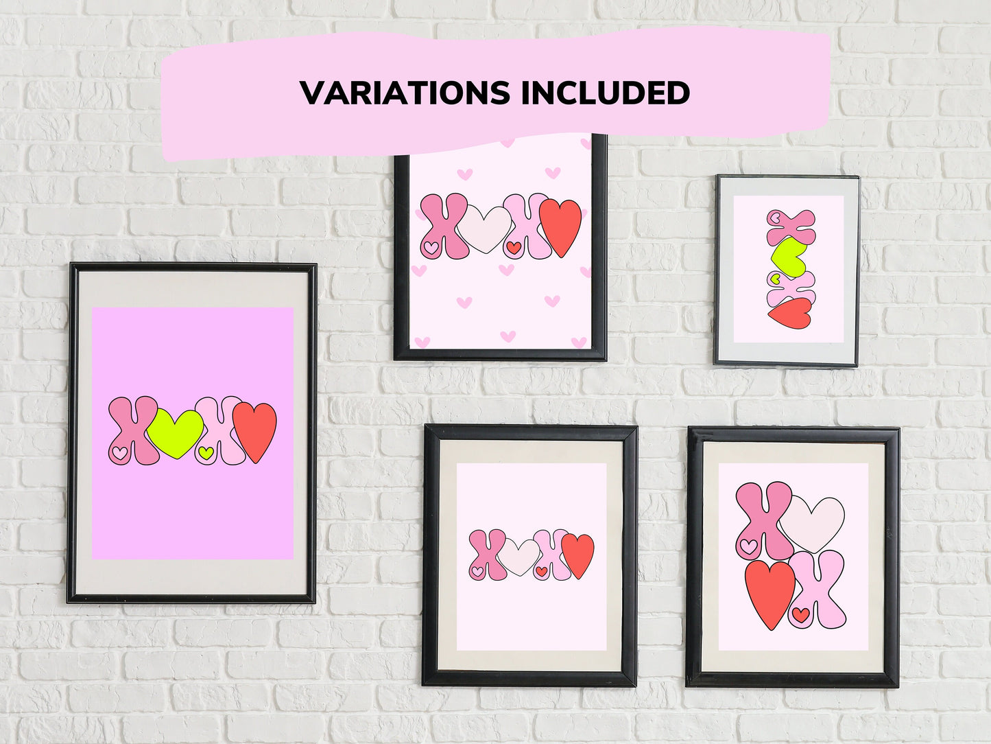 Valentines Day Printable Art - XOXO