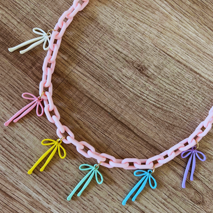 Whimsy Bow Charm Necklace