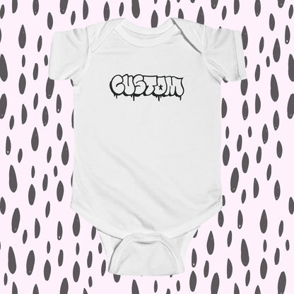 Custom Graffiti Baby Onesie