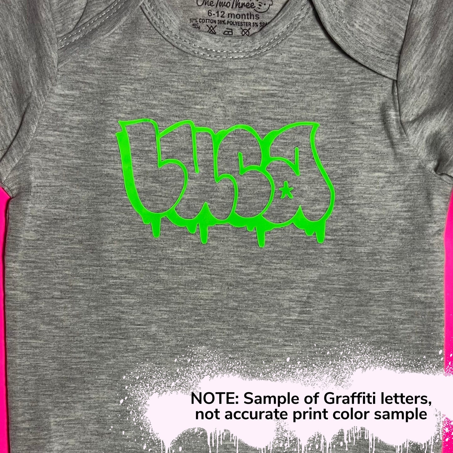 Custom Graffiti Baby Onesie