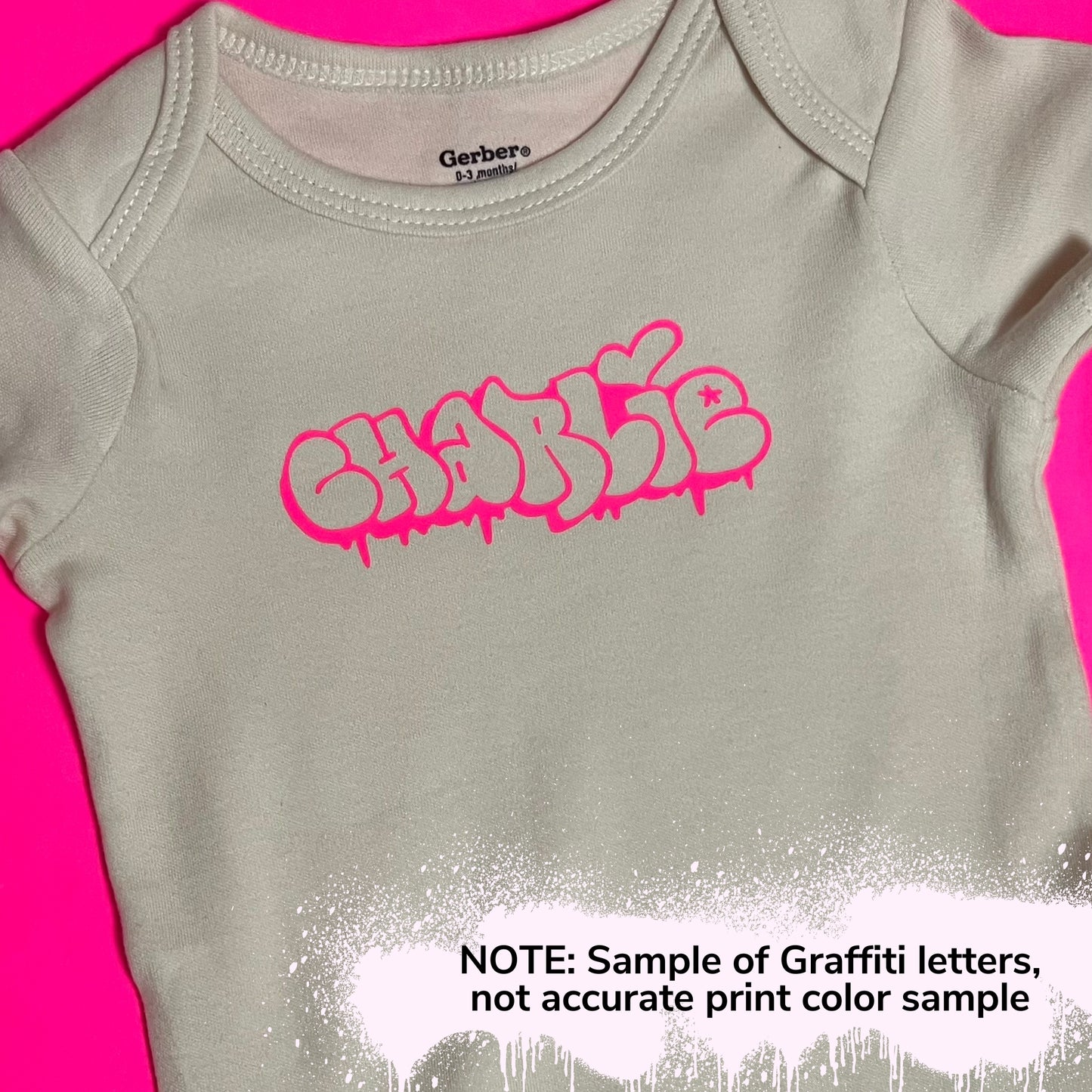 Custom Graffiti Baby Onesie