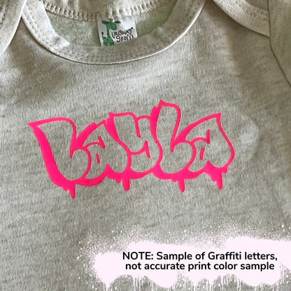 Custom Graffiti Baby Onesie