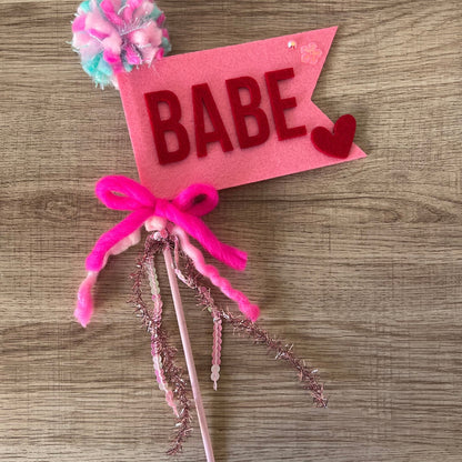 Valentine's Felt Pennant Wand