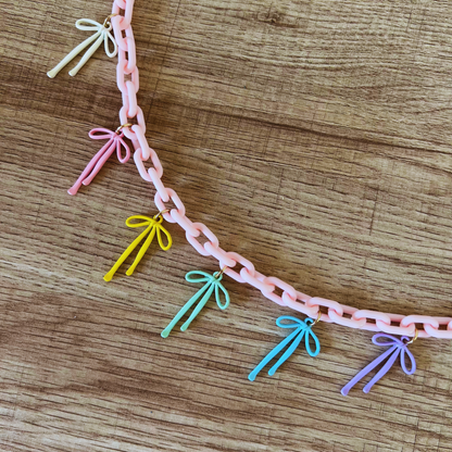 Whimsy Bow Charm Necklace