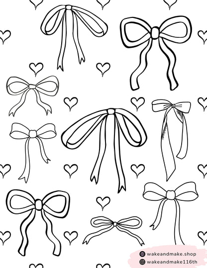 FREE Valentine's Day Coloring Page - Instant Download