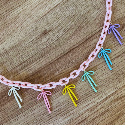 Whimsy Bow Charm Necklace