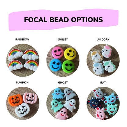 Personalized Halloween Silicone Name Tag / Bag Tag / Keychain