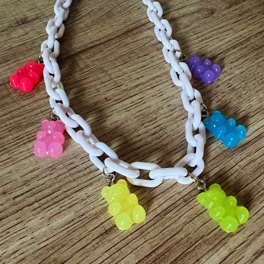 Gummy Bears Charm Necklace