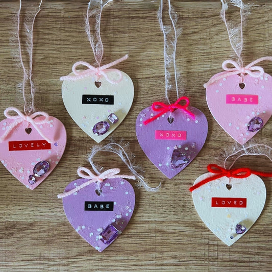 Valentines Heart Bauble / Gift Topper / Ornament / Tag