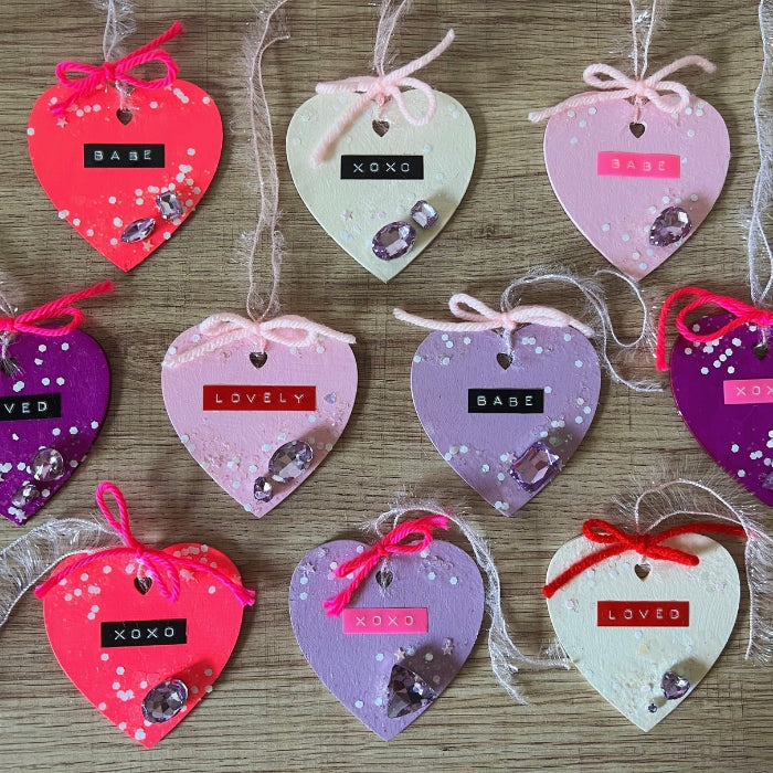 Valentines Heart Bauble / Gift Topper / Ornament / Tag