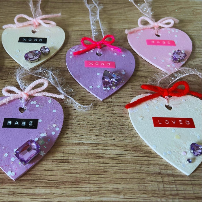 Valentines Heart Bauble / Gift Topper / Ornament / Tag