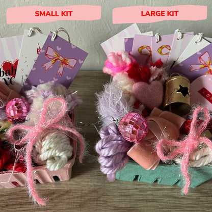Valentines Wrapping Kit - Toppers, Love Notes & Ribbon