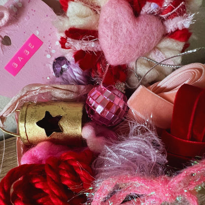Valentines Wrapping Kit - Toppers, Love Notes & Ribbon