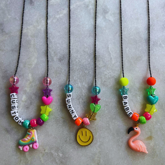 Personalized Summer Charm Necklace