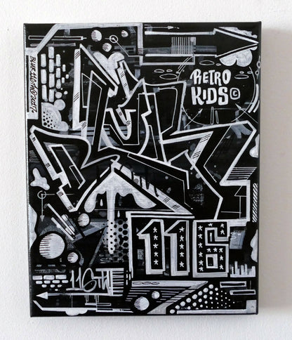 8" x 10" Blur116th Graffiti Painting