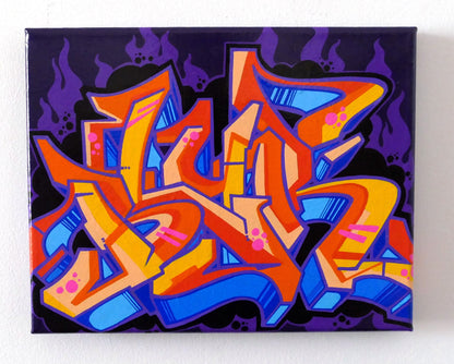 10" x 8" Blur116th Graffiti Painting