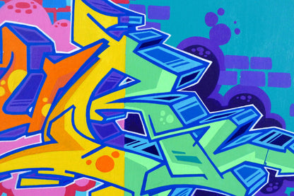 20" x 10" Blur116th Graffiti Painting