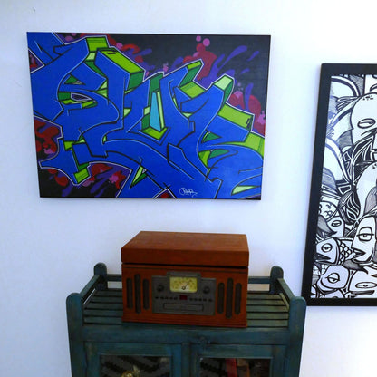 36" x 24" Blur116th Graffiti Painting