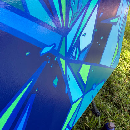 36" x 36" Geometric Abstract Painting