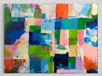 40" x 30" Dreamy Abstract Painting