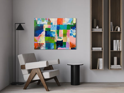 40" x 30" Dreamy Abstract Painting