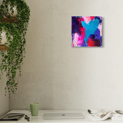 12" x 12" Cosmic Abstract Painting