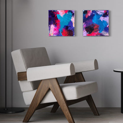12" x 12" Cosmic Abstract Painting