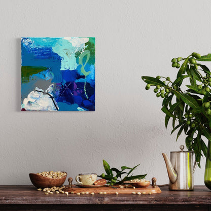 12" x 12" Cosmic Abstract Painting