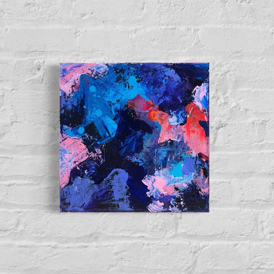 12" x 12" Cosmic Abstract Painting