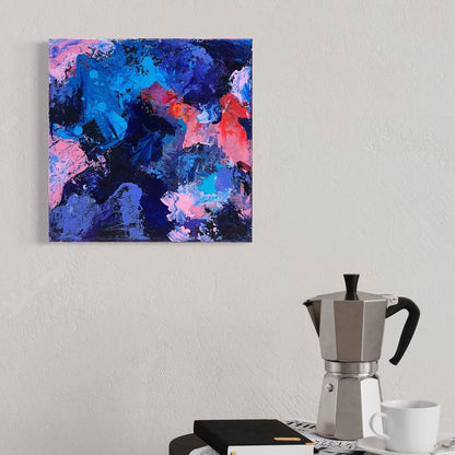 12" x 12" Cosmic Abstract Painting