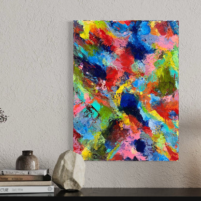 18" x 24” Vibrant Abstract Painting