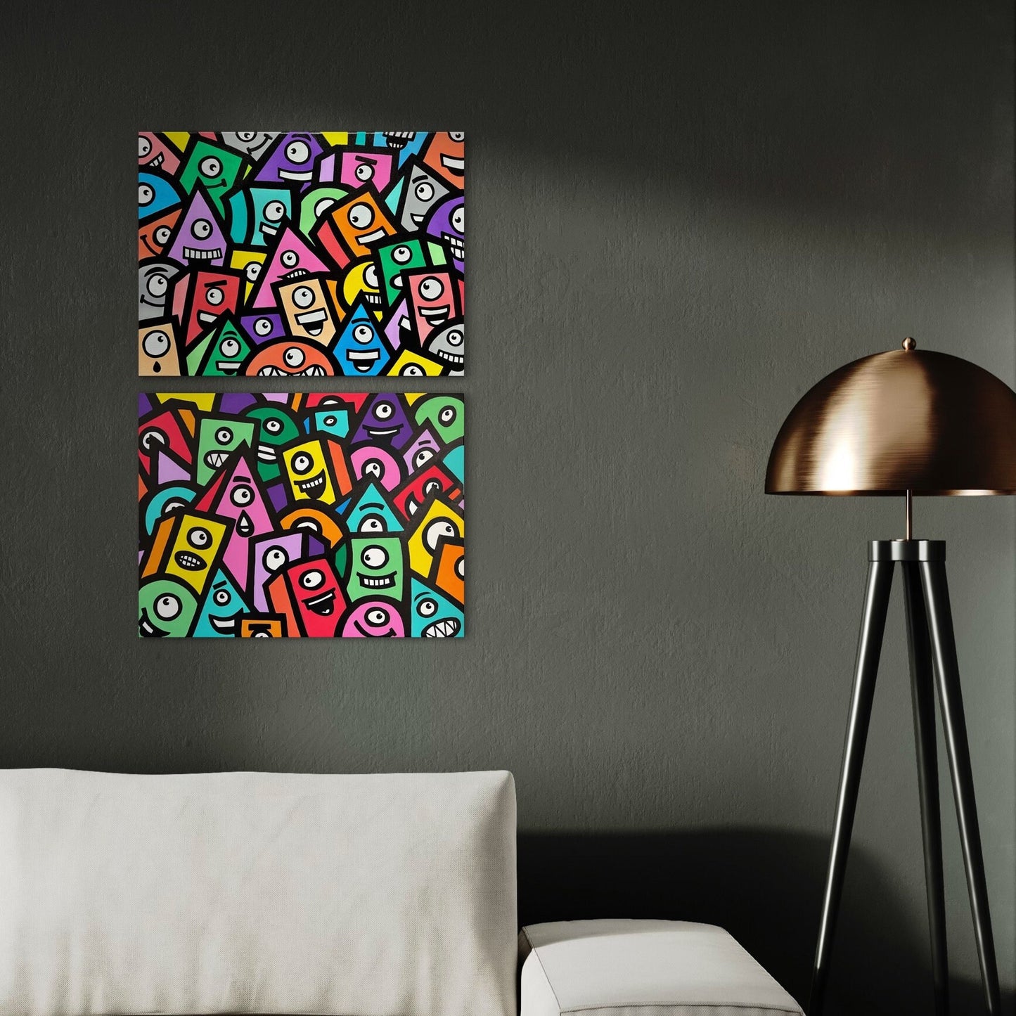 24" x 18" Whimsical Shapes Set